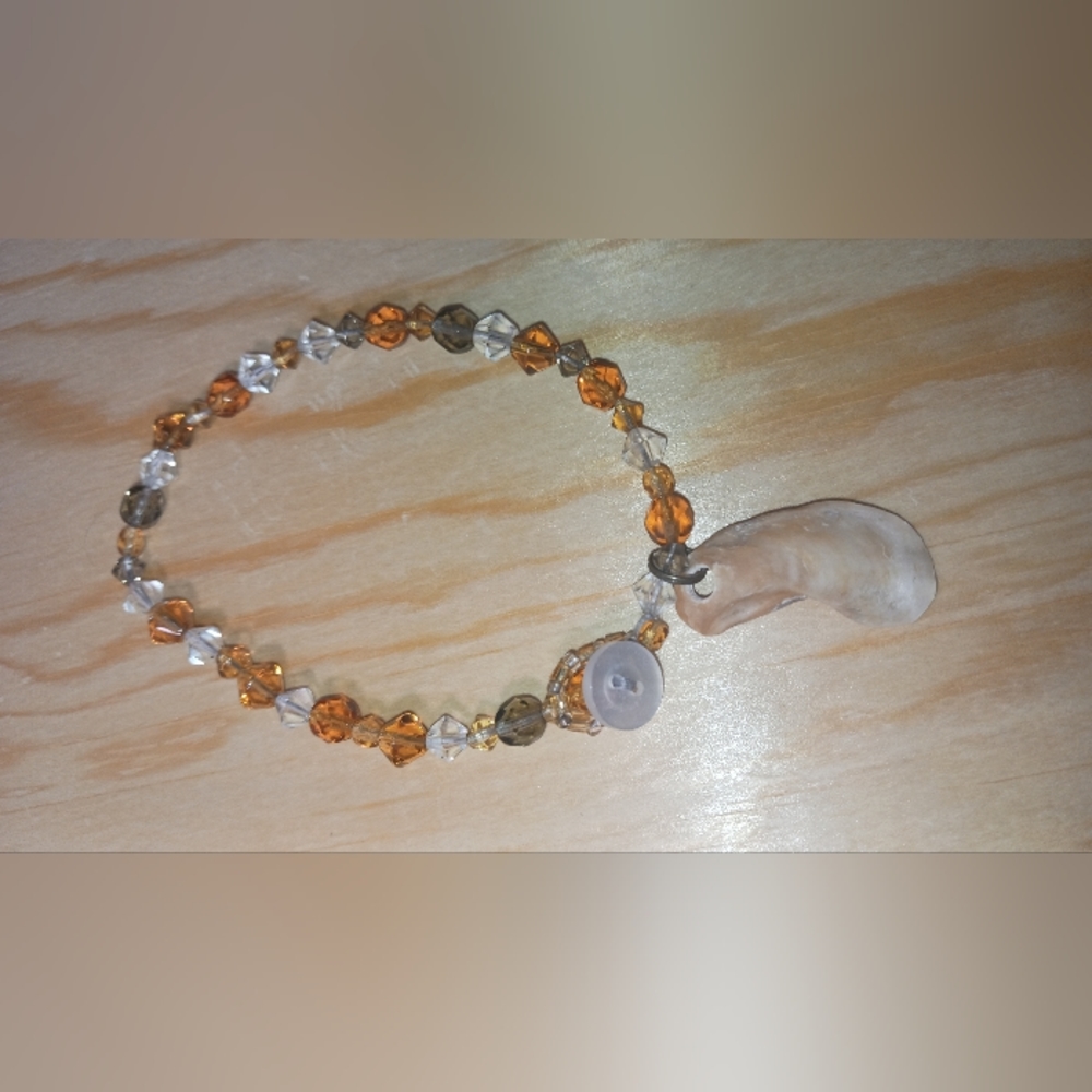 Abstract Handmade Necklace - Seashell Collection - Picture 2 of 9